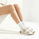 Meia de Algodão Canelada