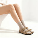 Meia de Algodão Canelada