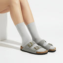 Meia de Algodão Canelada