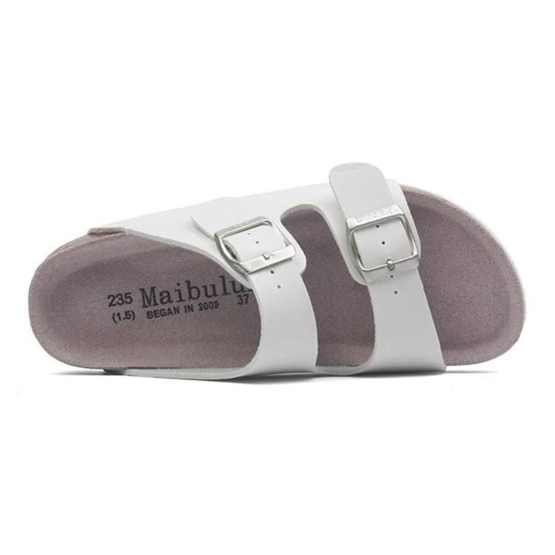 Sandália Birken Couro, conforto excepcional com design europeu, unindo elegância atemporal e leveza. Perfeita para um estilo sofisticado e moderno.