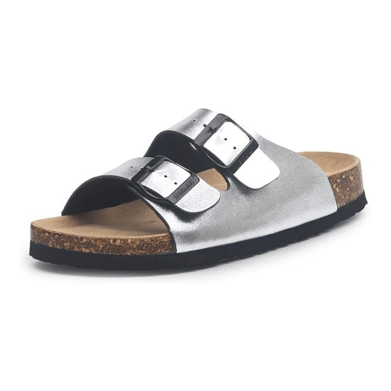 Sandália Birken Couro, conforto excepcional com design europeu, unindo elegância atemporal e leveza. Perfeita para um estilo sofisticado e moderno.