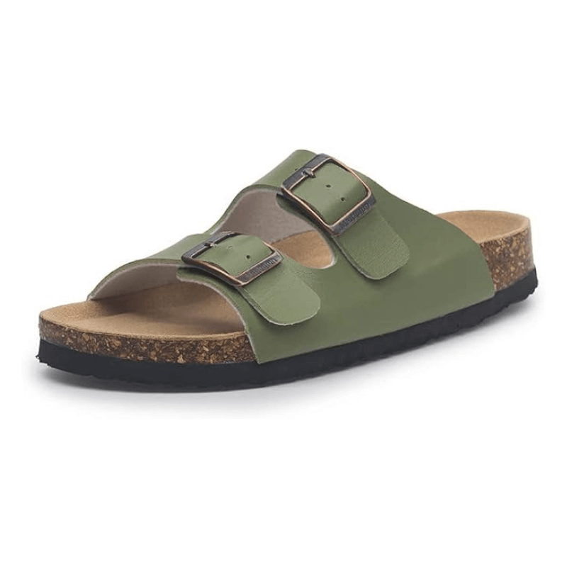 Sandália Birken Couro, conforto excepcional com design europeu, unindo elegância atemporal e leveza. Perfeita para um estilo sofisticado e moderno.