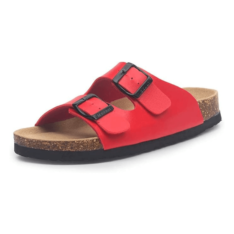 Sandália Birken Couro, conforto excepcional com design europeu, unindo elegância atemporal e leveza. Perfeita para um estilo sofisticado e moderno.